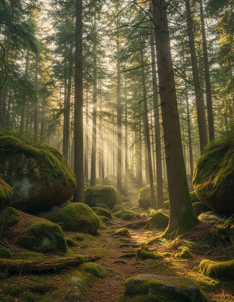 Dense ancient forest